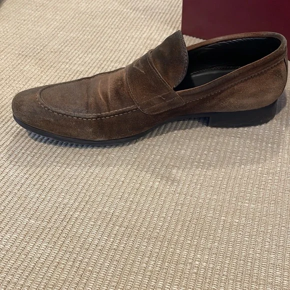 To Boot New York Brushed Leather Dark Brown Men’s Size 8.5 - Picture 2 of 11